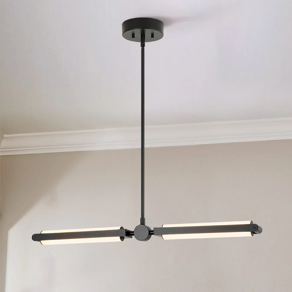 2-Light Integrated LED Contemporary Pendant F1829