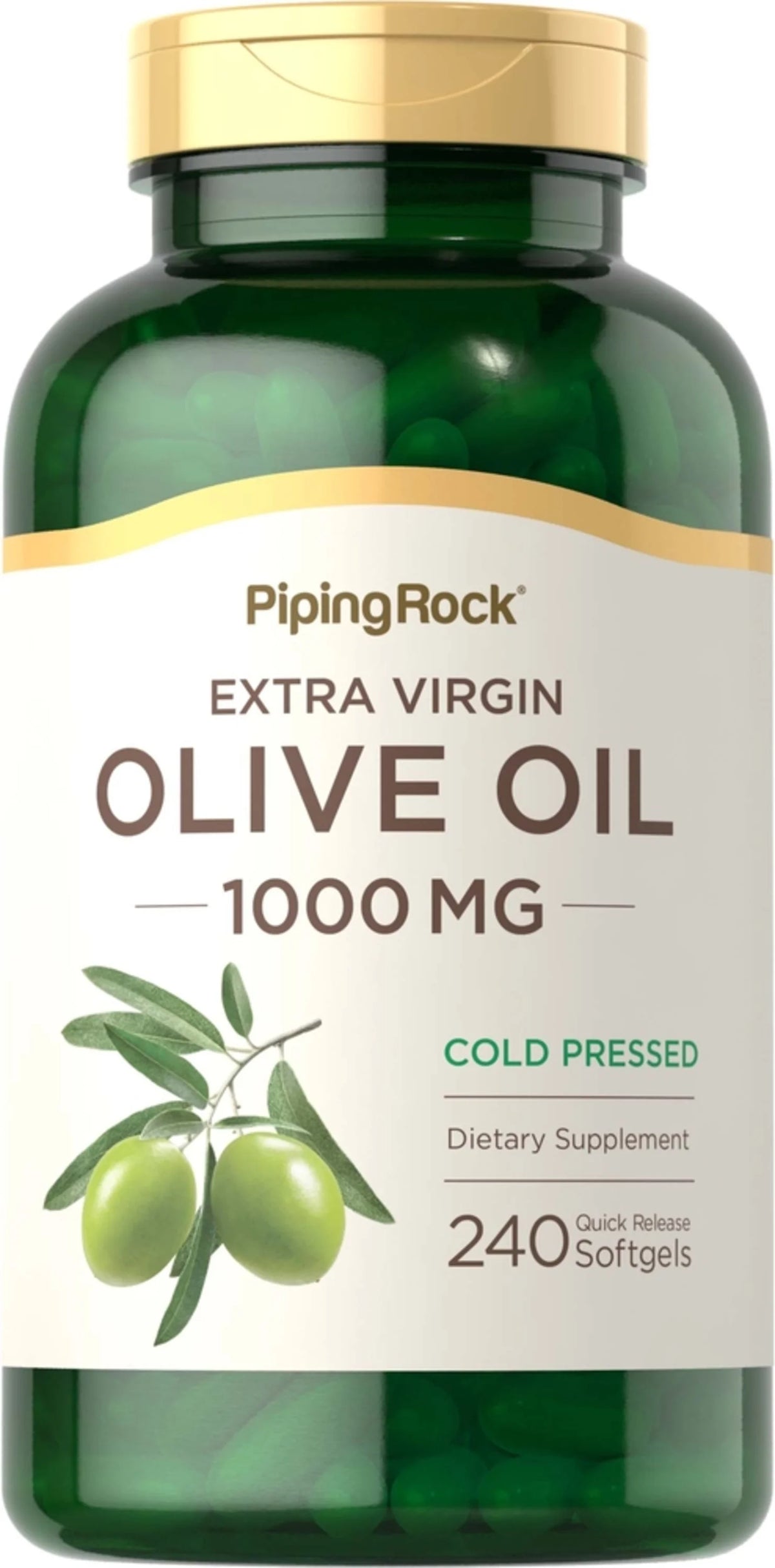 Extra Virgin Olive Oil Softgels 1000mg 240 Count G63379