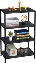 4 Tier Rustic Bookshelf Metal Frame R3355