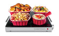 Compact Glasstop Warming Tray with Adjustable Temperature Control Y832