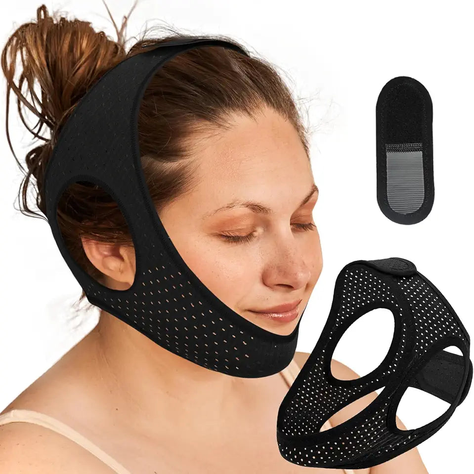 Anti Snoring Chin Strap for Sleeping, Black, 54CM P421237