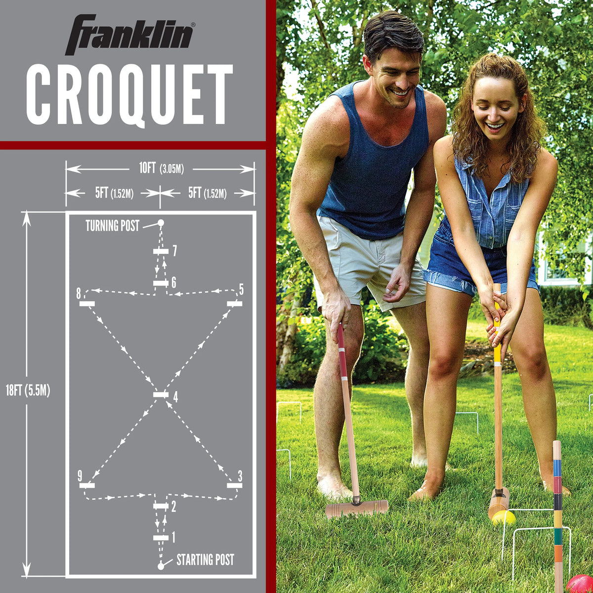 6 Player Croquet Set G341