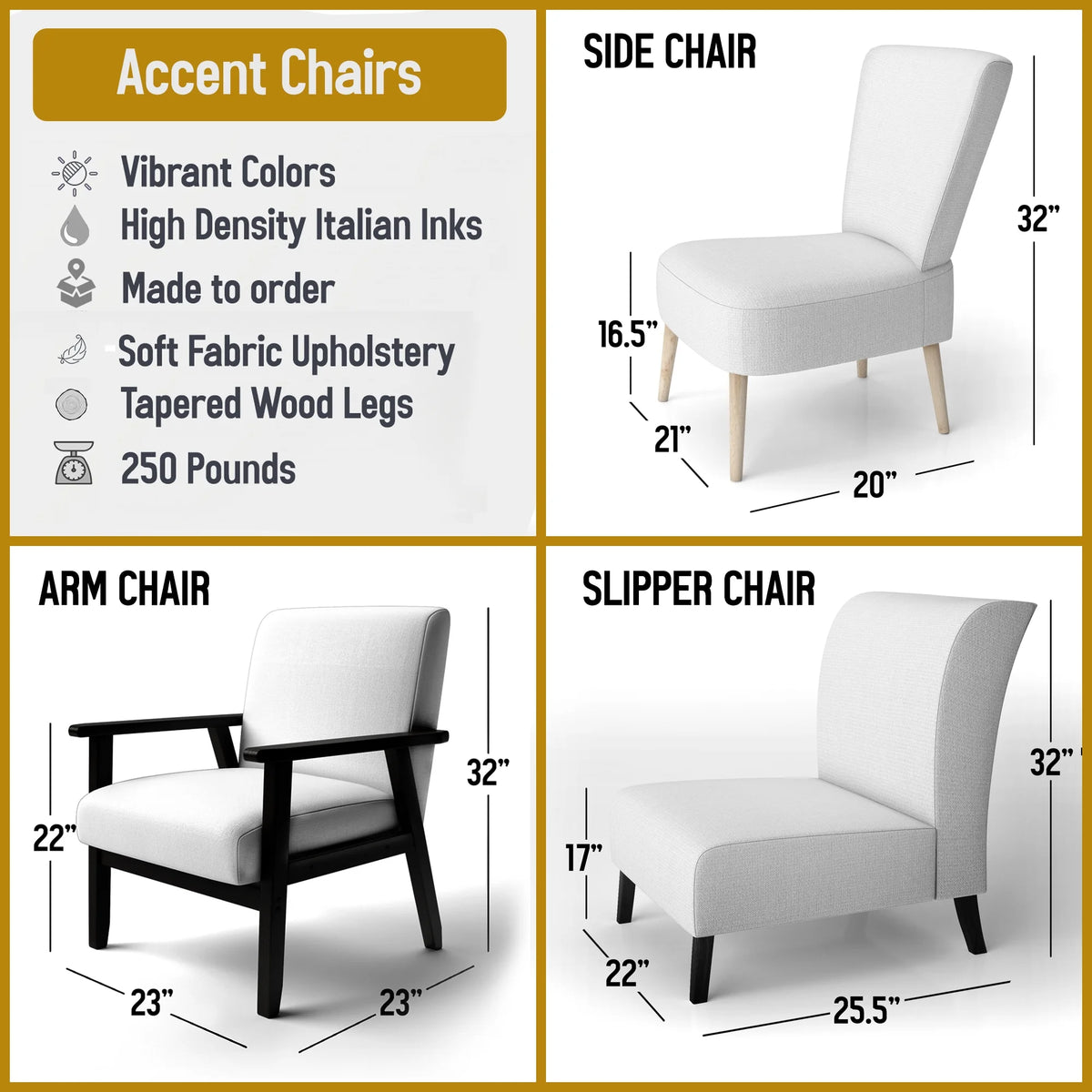Upholstered Traditional Accent Chair G77249
