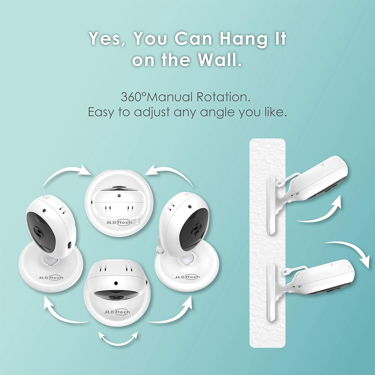 Video Baby Monitor with 4.3 LCD, Auto Night Vision, Two-Way Talkback, Pack of 2 T893576