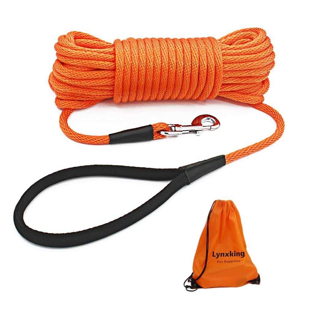 Check Cord Dog Leash Long Lead Training Tracking Line 10ft 15ft 30ft 50ft O664691