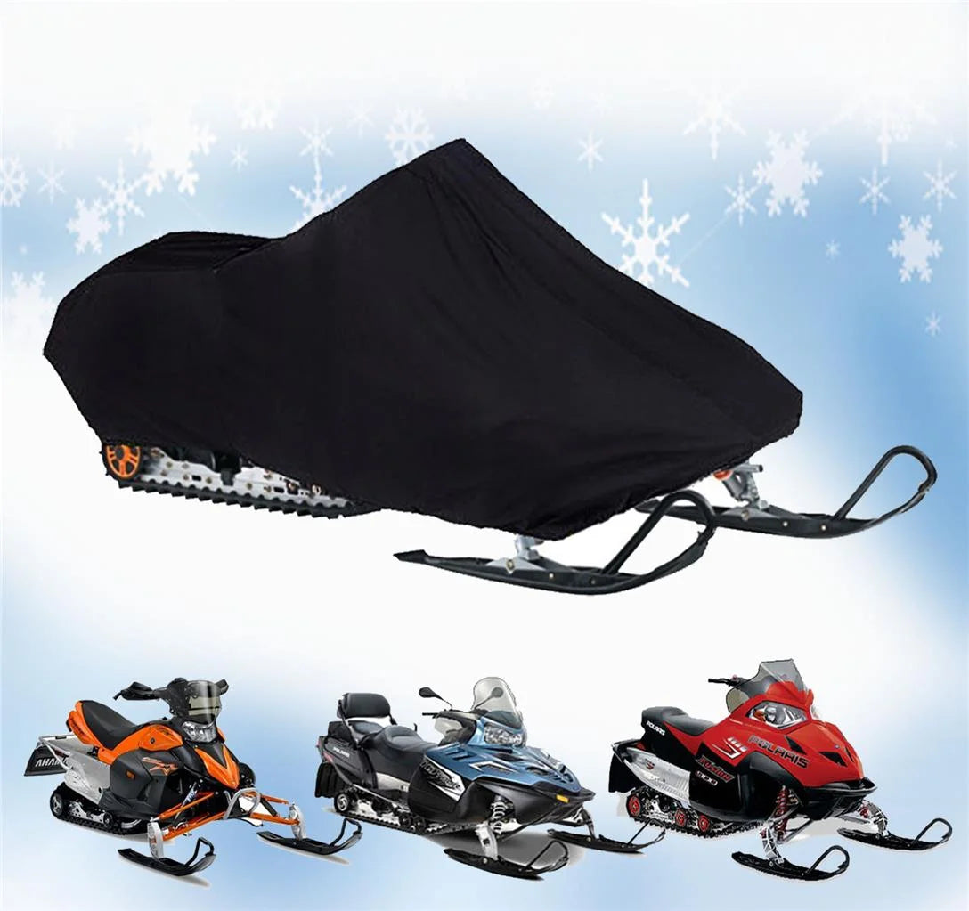 200 Denier All Black Snowmobile Cover M371