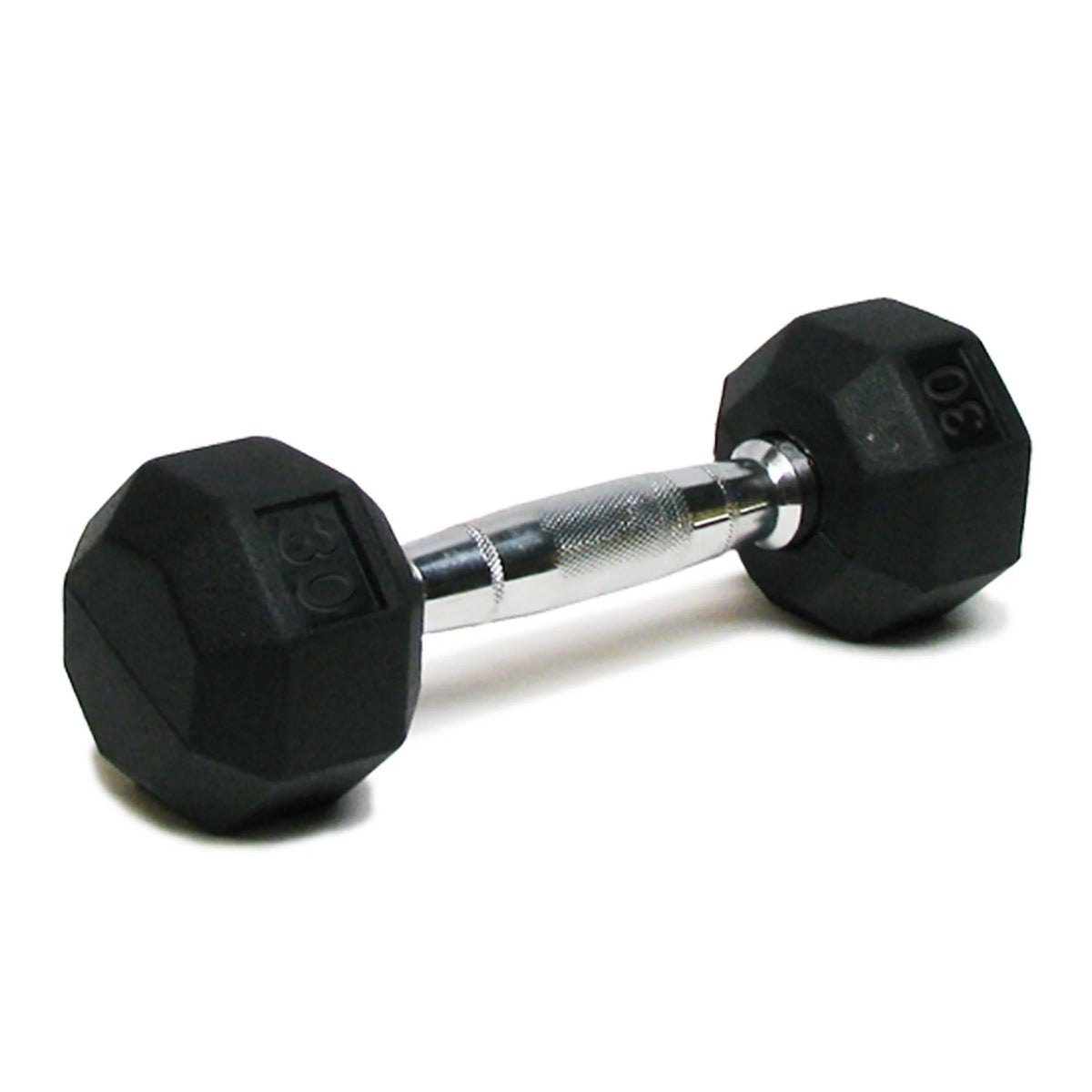 Rubber Hex Dumbbell Set 10lb Black V1826