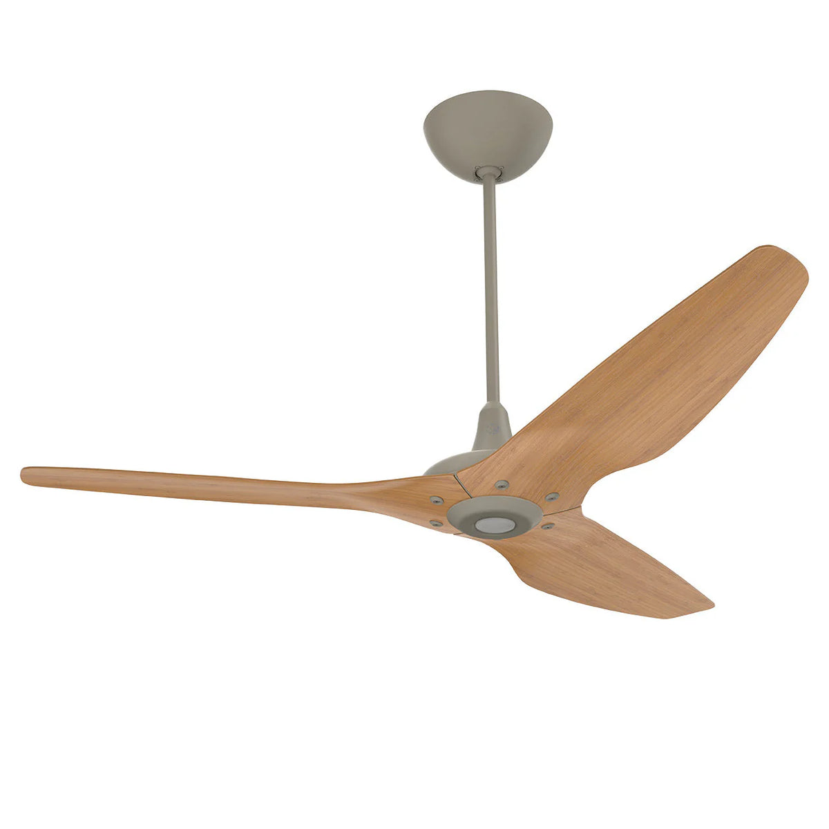 60 Ceiling Fan with Bamboo Blades and Satin Nickel Finish N7191