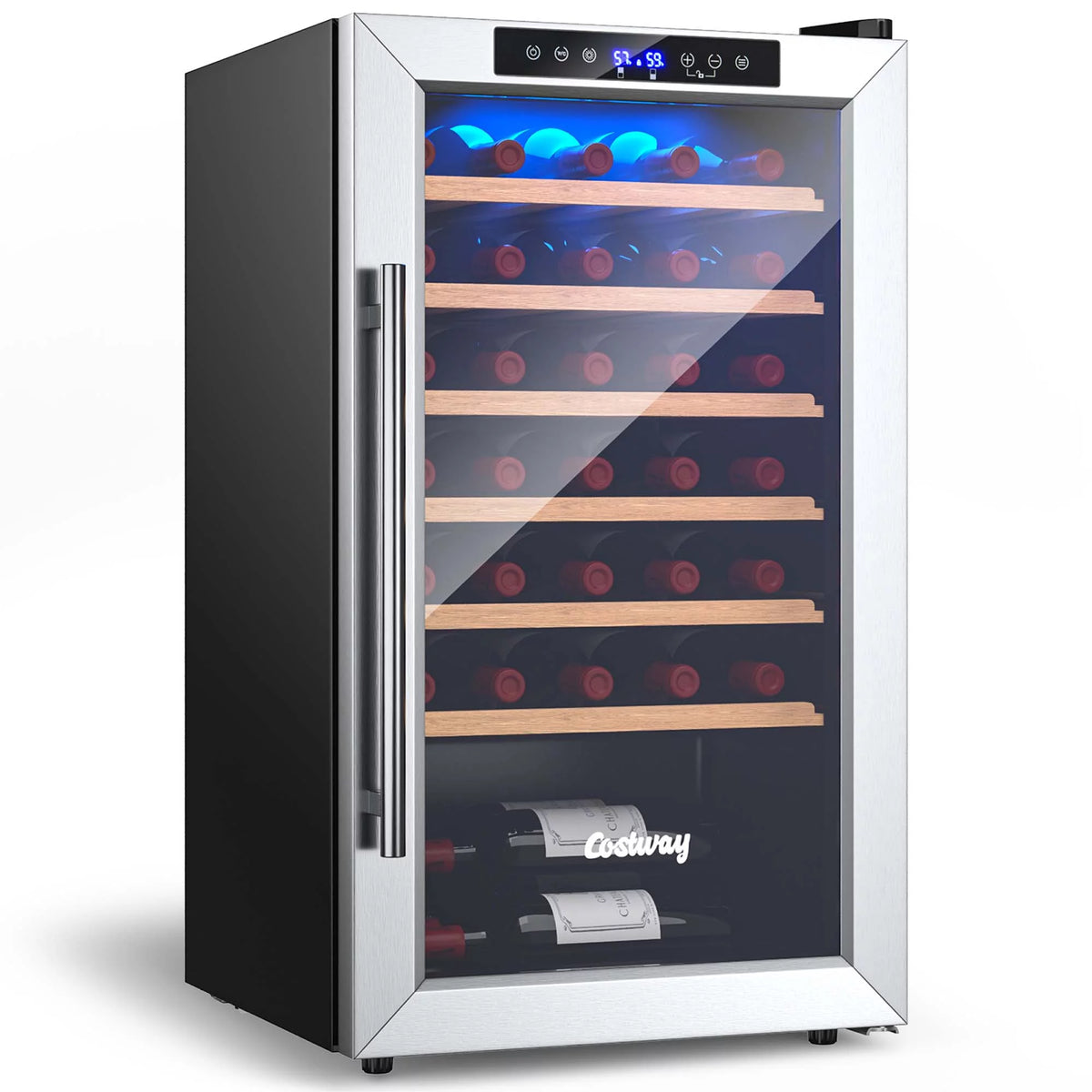 20 Inch Cooler Refrigerator with Tempered Glass Door E4476
