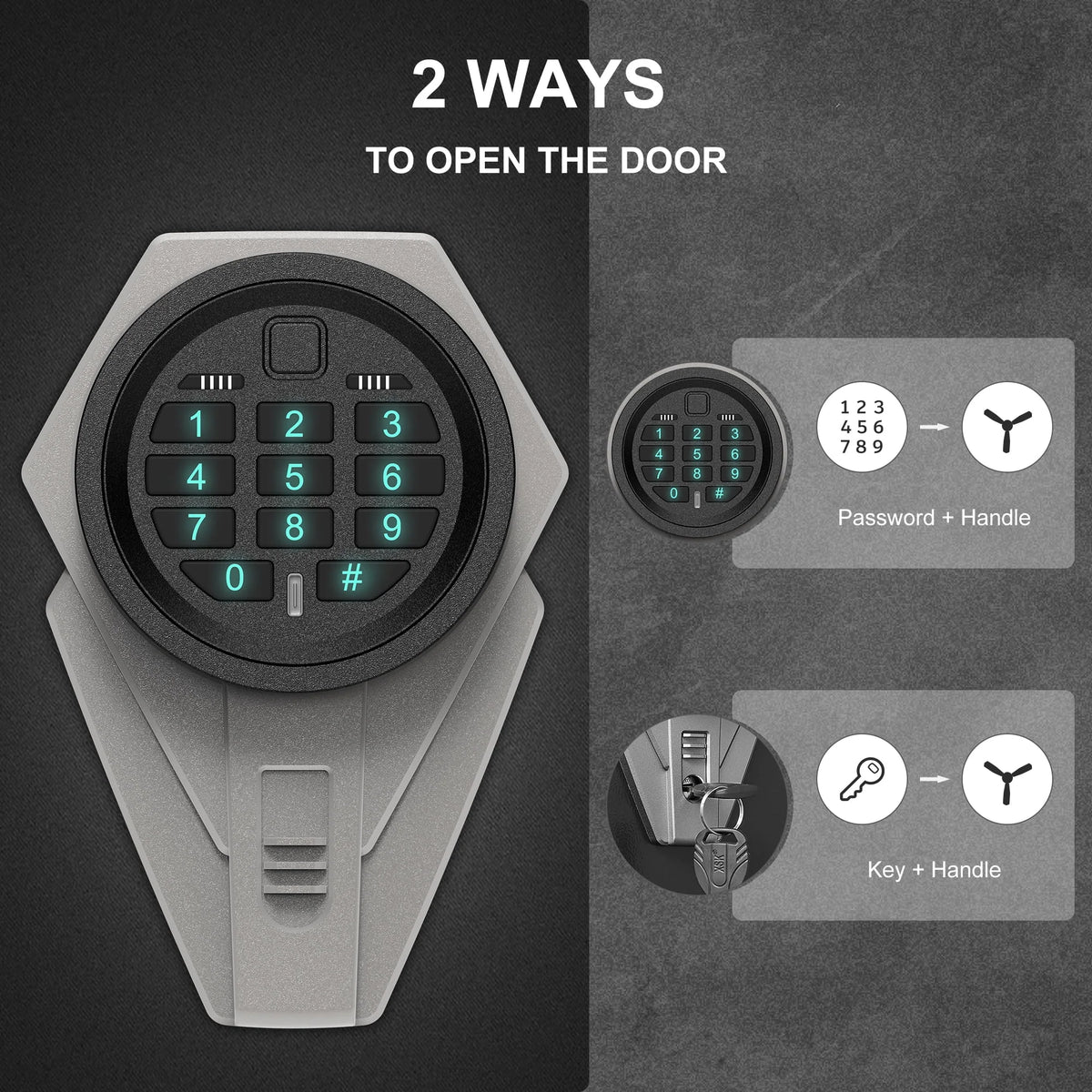 Digital Gun Safe with Alarm and LED Light G746
