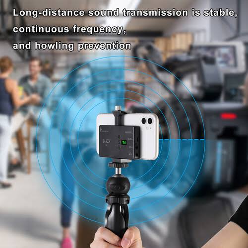 2-Person Wireless Omni Lavalier Microphone System with Mini Tripod N769342