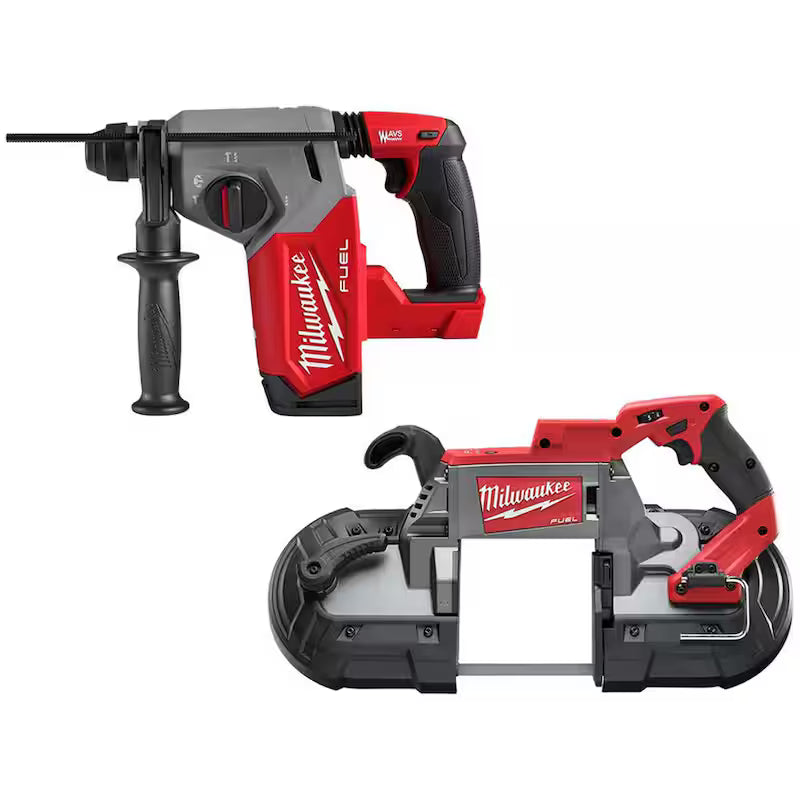 18V Lithium-Ion Brushless Cordless Rotary Hammer with Bandsaw 2-Tool J537804