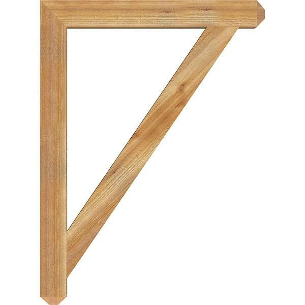 Traditional Craftsman Rough Sawn Bracket, Western Red Cedar G271