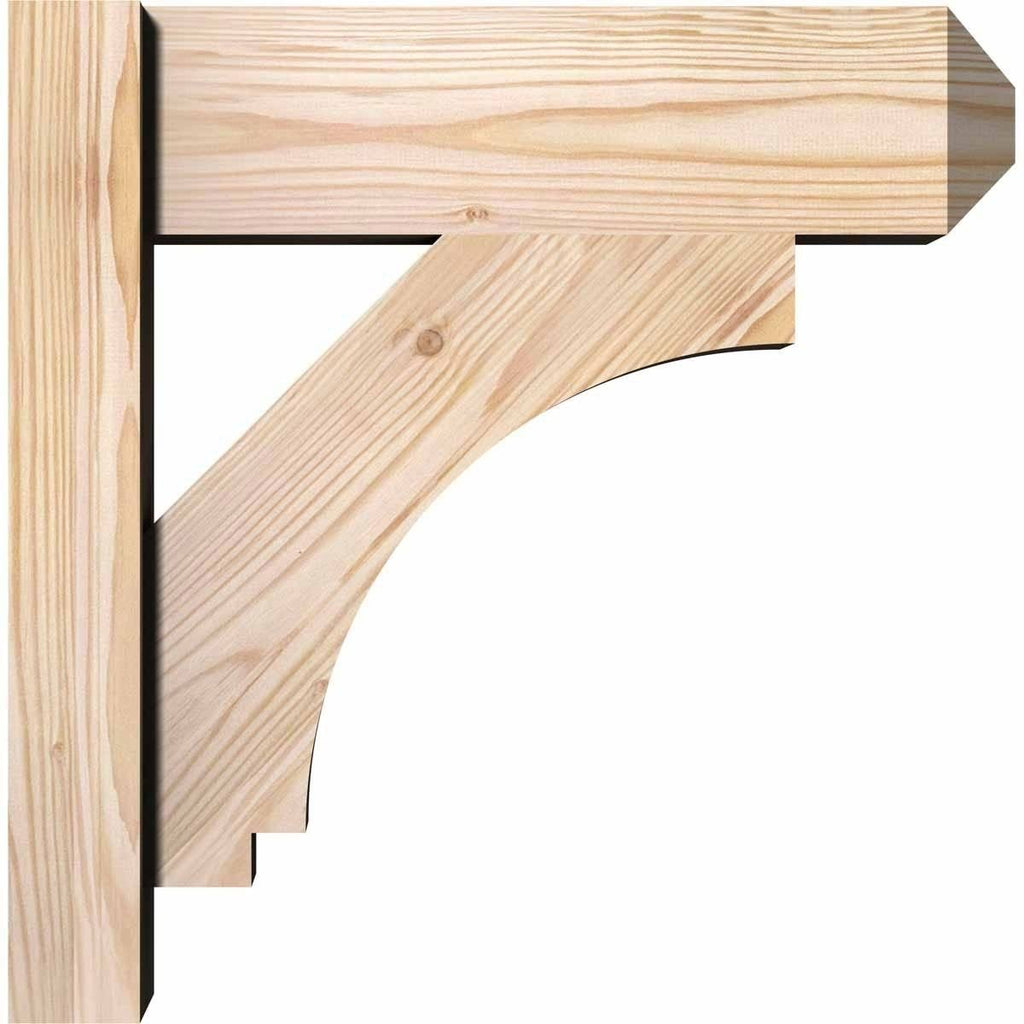 7 1/2x22W x 32x22D x 44x22H Douglas Fir Craftsman Outlooker G905912