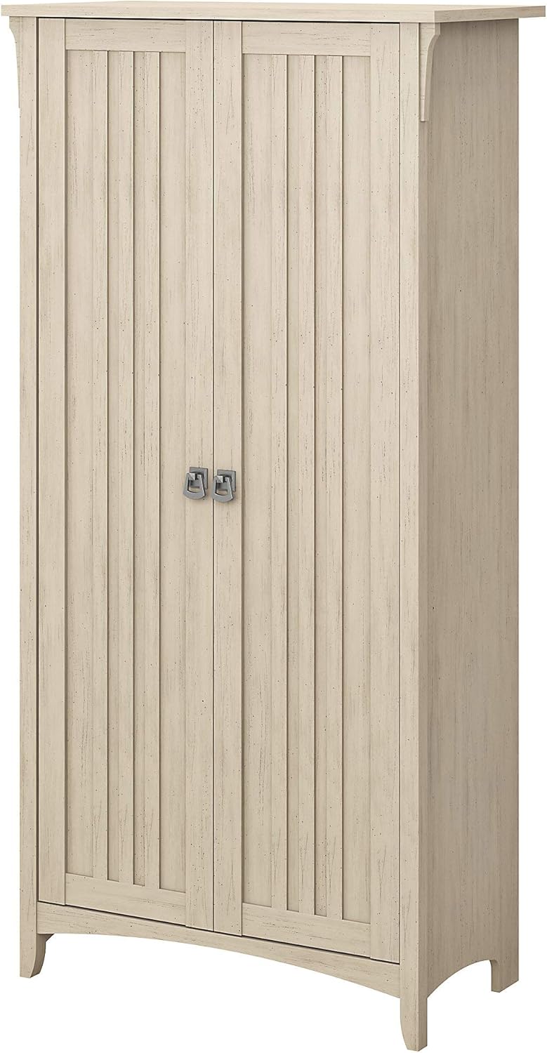Bathroom Storage Cabinet with Doors in Cape Cod Gray C225498