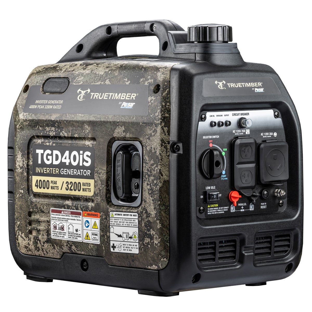 4000-Watt Gasoline Powered Inverter Generator F685122