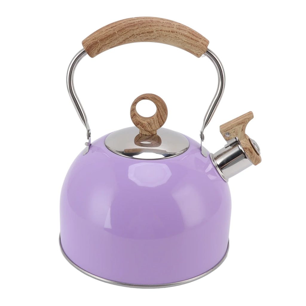 Stainless Steel Whistling Tea Kettle 2.5 Liter Purple S988388