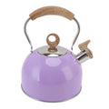 Stainless Steel Whistling Tea Kettle 2.5 Liter Purple S988388