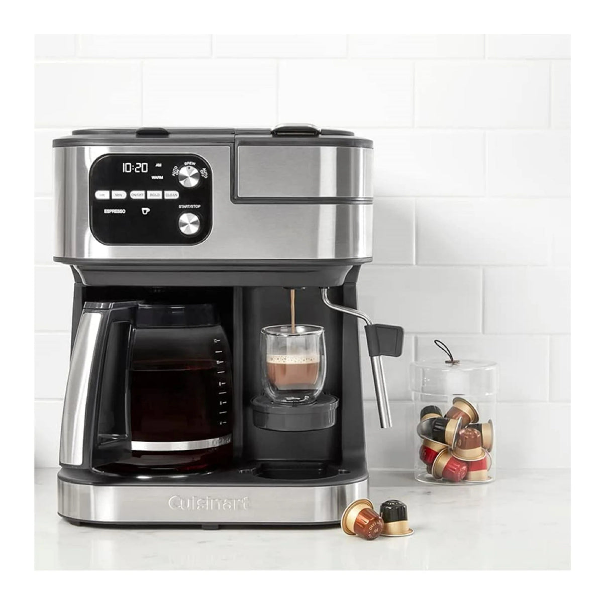 4-In-1 Coffeemaker with Capsules and Canister T4812