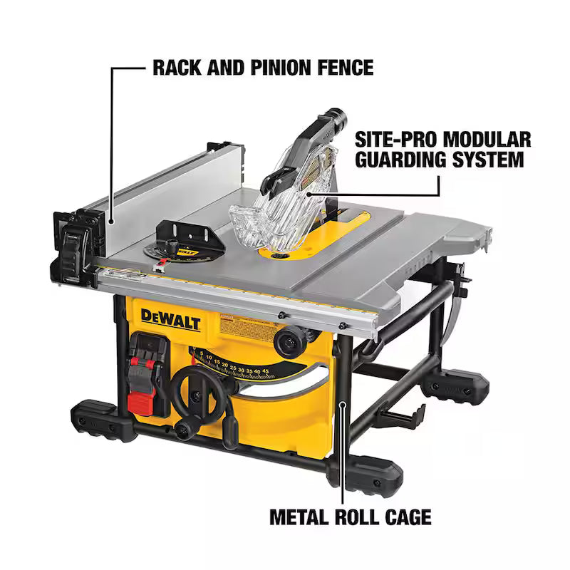 8-1/4 in. Compact Jobsite Tablesaw with Stand V720
