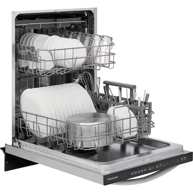 24 In. Built-In Tall Tub Dishwasher in Stainless Steel with 5-Cycles, 49 dBA Q683
