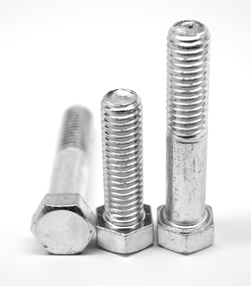 1/2x22-13 x 1x22 Coarse Thread A307 Grade A Hex Bolt Low Carbon Steel Zinc Plated I23052
