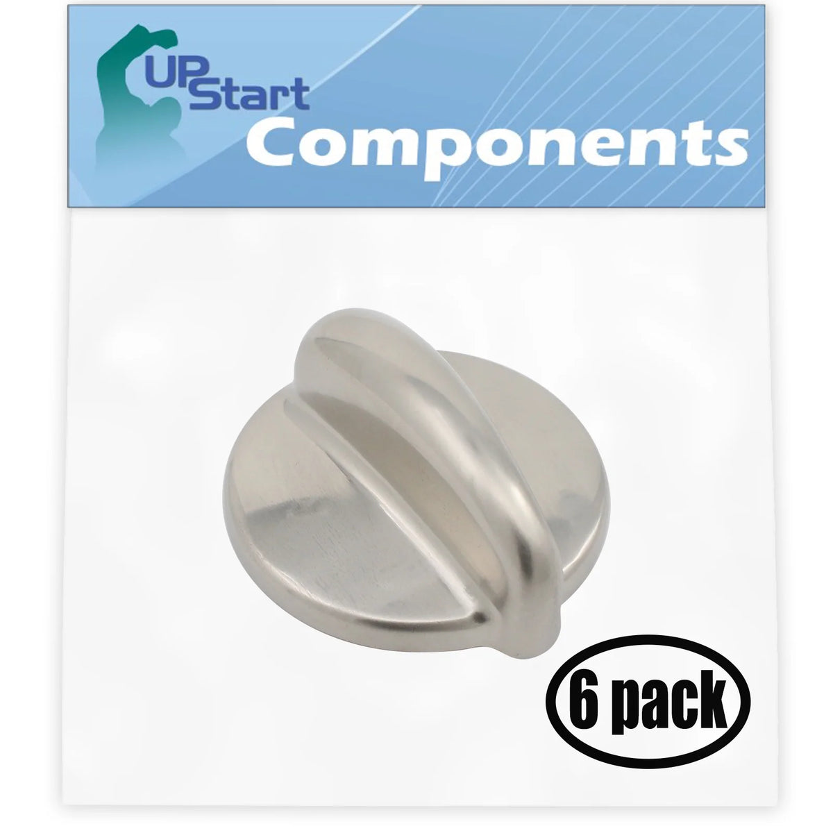 6 Pack Replacement Surface Burner Control Knob H95840