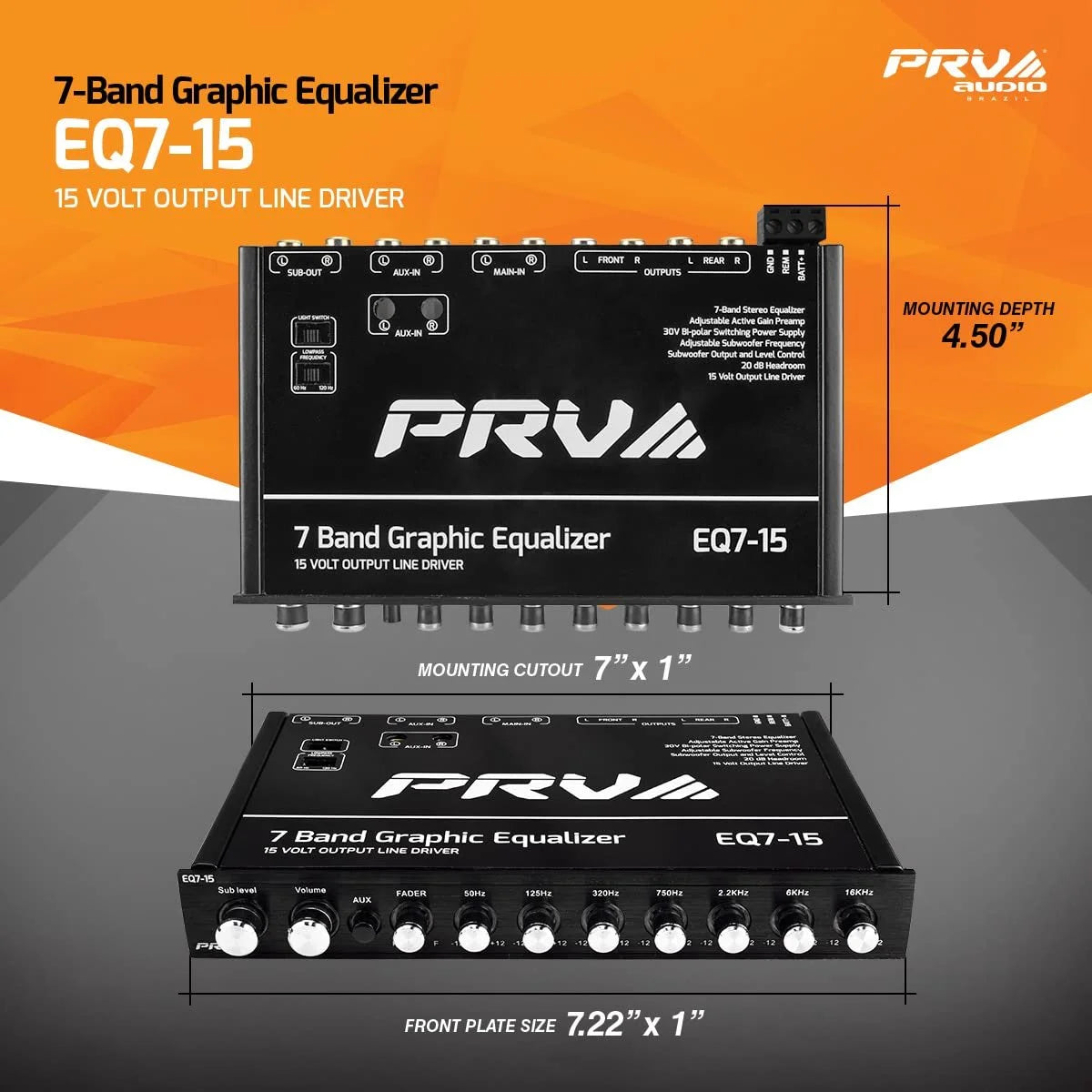 7 Band Graphic Equalizer M45393
