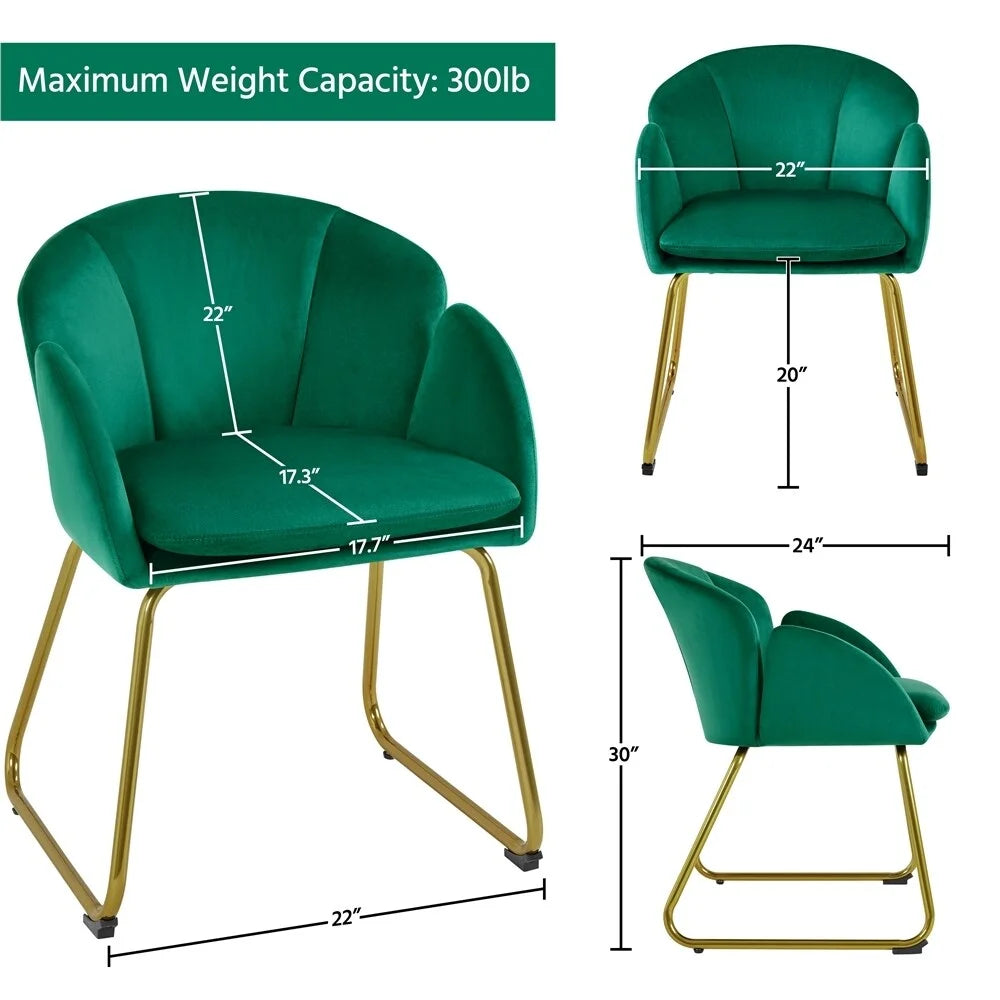 Pink Velvet Armchair with Metal Legs Q967