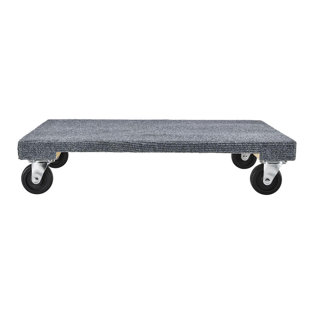 Solid Deck Hardwood Dolly with Carpet F646627