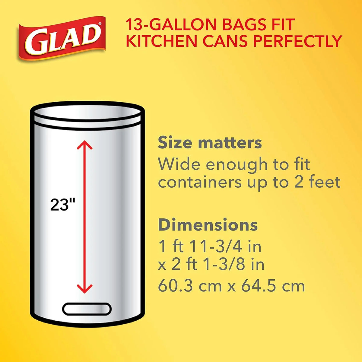 Lavender Breeze 13 Gallon Tall Kitchen Drawstring Trash Bags F163