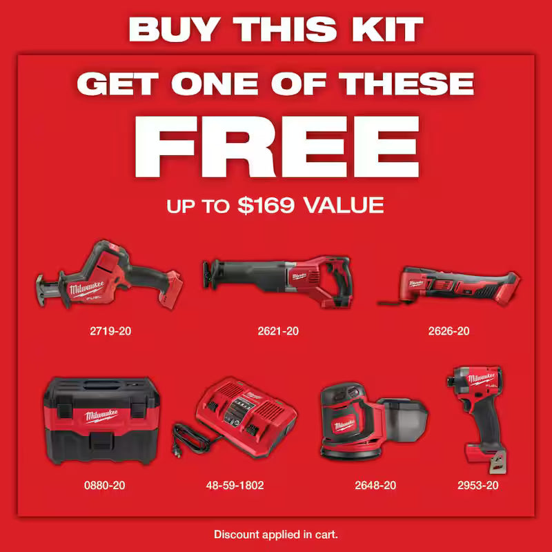 18-Volt Lithium-Ion Starter Kit with 5.0 Ah and 2.0 Ah Battery and Charger T266