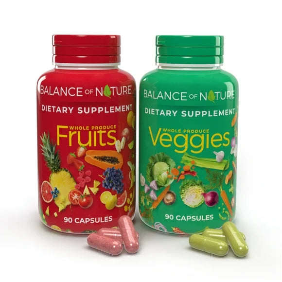 90 Fruit and 90 Veggie Capsules Supplement Set U781965