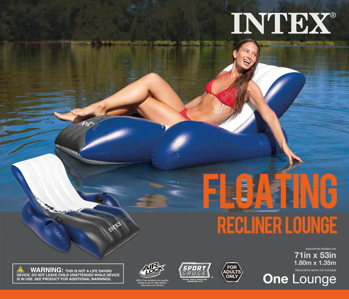 Floating Pool Lounger with Cup Holders L313