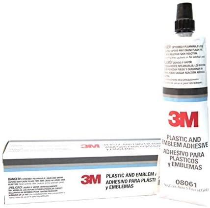 3M Plastic and Emblem Adhesive, 5 oz Tube, Pack of 2 R709264