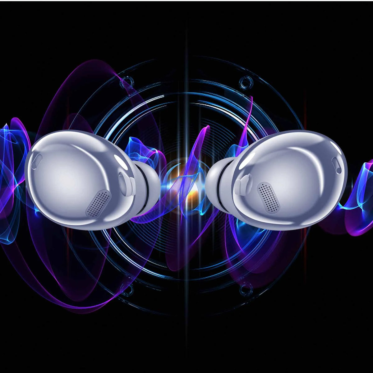 Amethyst Purple True Wireless Bluetooth Earbuds with Charging Case B64309