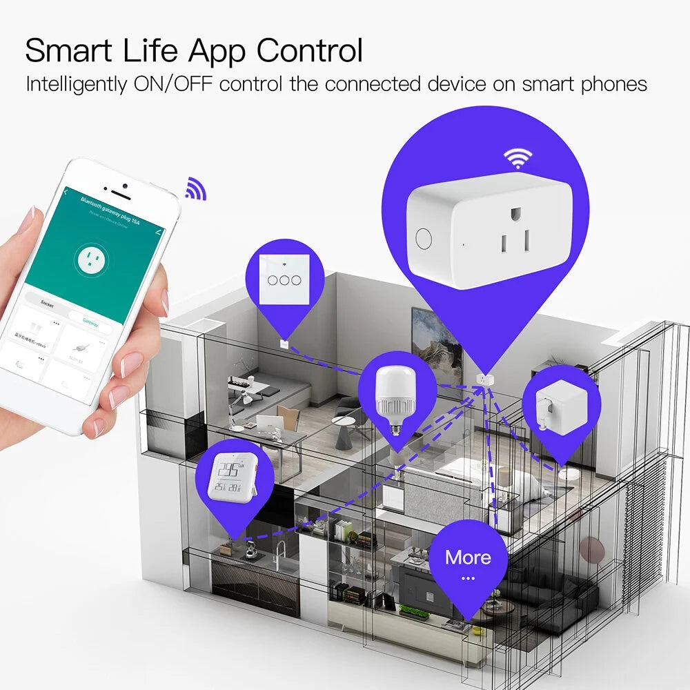 Smart Plug WiFi Socket Mini Outlet I516393