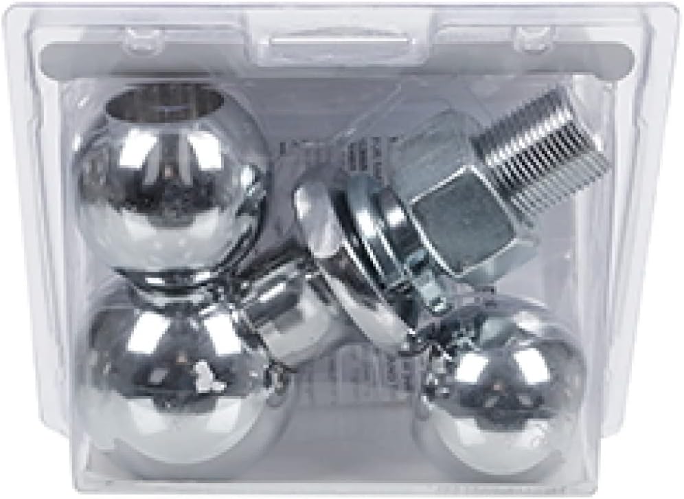 Trailer Hitch Ball, 8,000lbs. Capacity, 1 in. Shank, Chrome Q201396