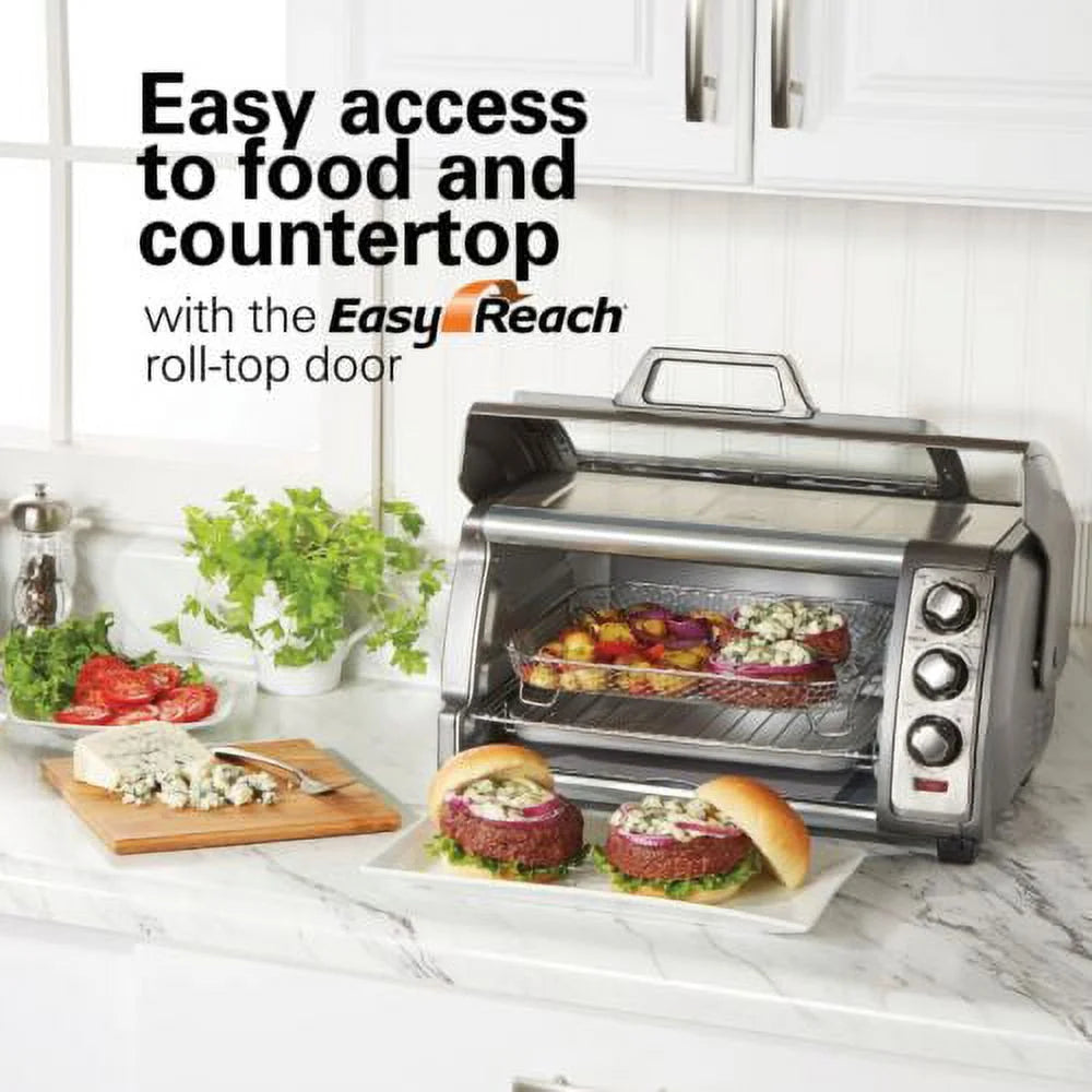 6 Slice Stainless Steel Air Fryer Toaster Oven T1234