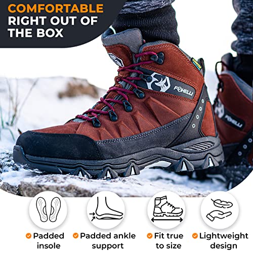 Waterproof Breathable Lightweight Suede Leather Hiking Boots J964107