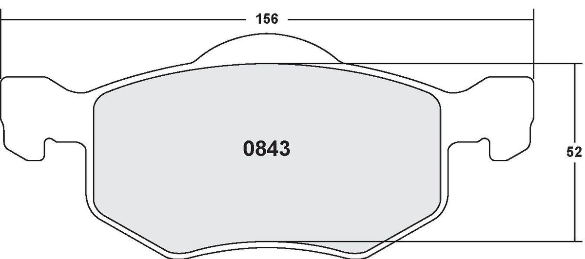 Carbon Metallic Brake Pads Y33440