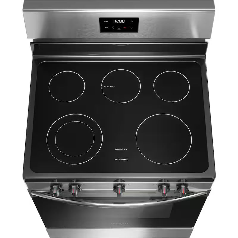 5 Element Freestanding Electric Range in Stainless Steel I900094