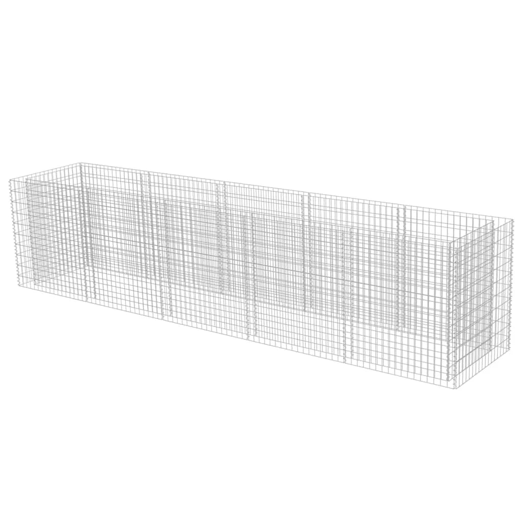 Galvanised Steel Gabion Raised Bed 177.2"x35.4"x39.4" M71973
